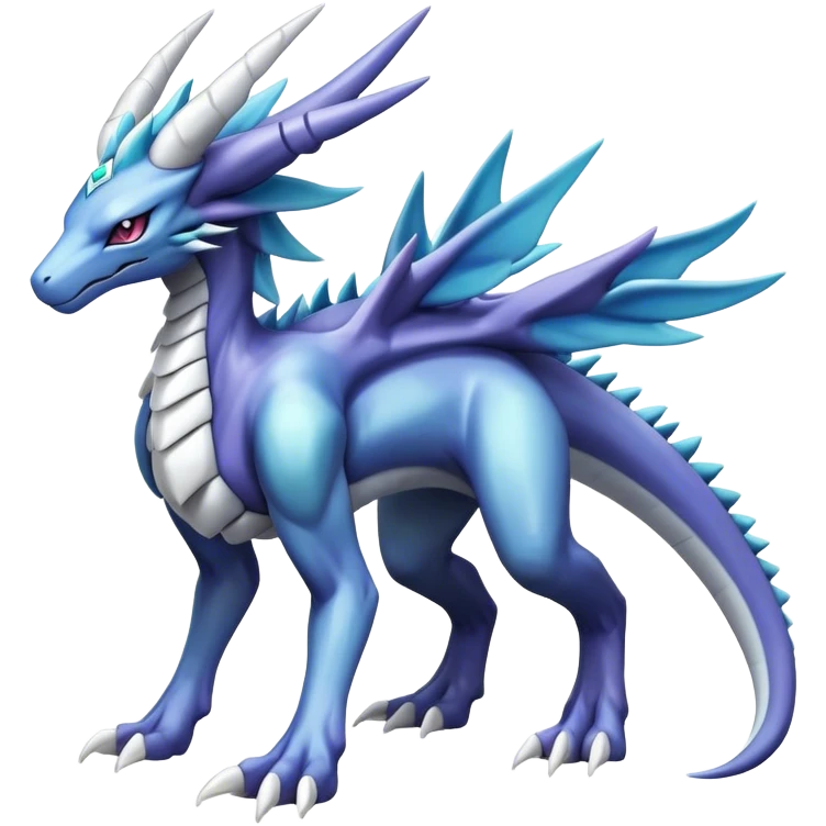  Cool Edgy Shiny Godly Ethereal Digimon-Suicune-Dialga-Reptile full body emoji