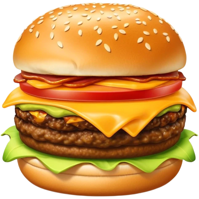 Avocado Bacon Cheeseburger  emoji
