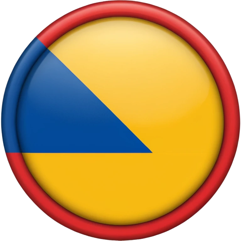 Bandera de colombia circular emoji