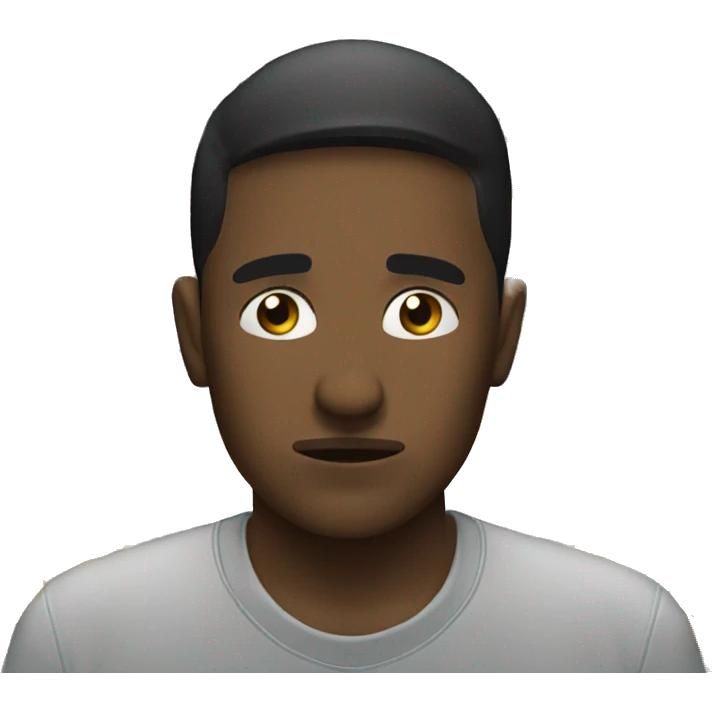 warehouse person being sad emoji