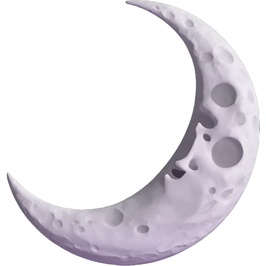 a moon emoji