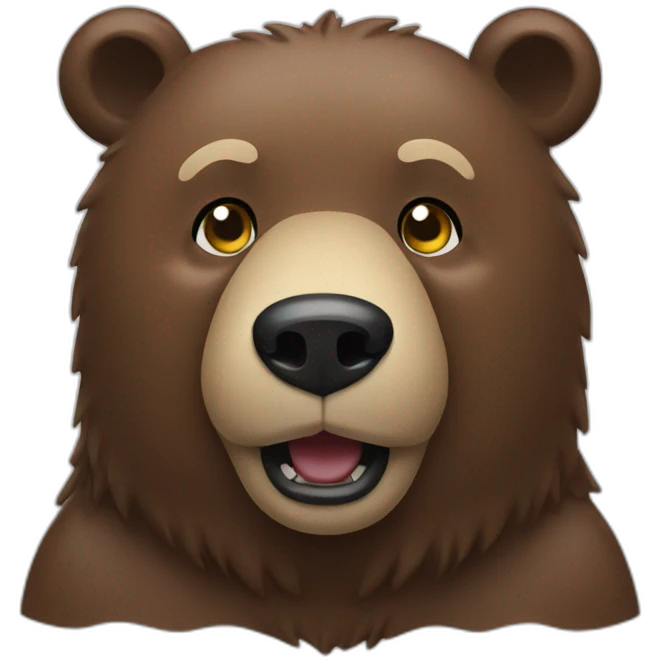swimming bear emoji