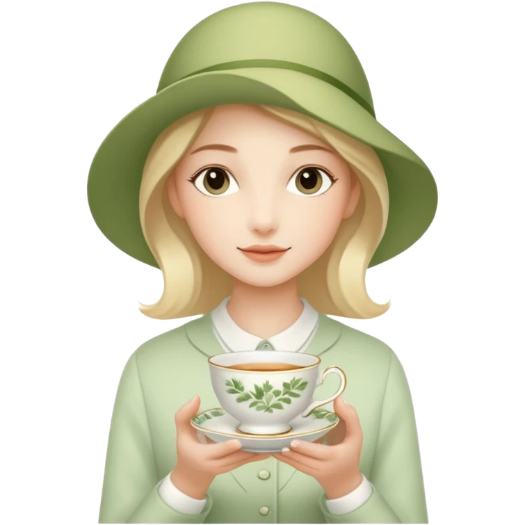 English garden tea time mood, soft afternoon light, porcelain teacup, subtle greenery, minimal premium body lotion, calm and elegant, no face, no text. emoji