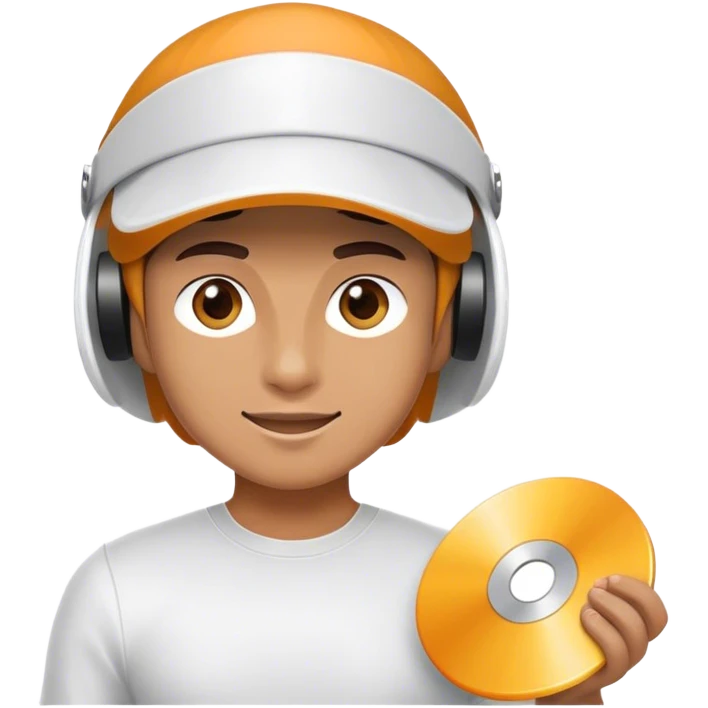 Disc golfer emoji