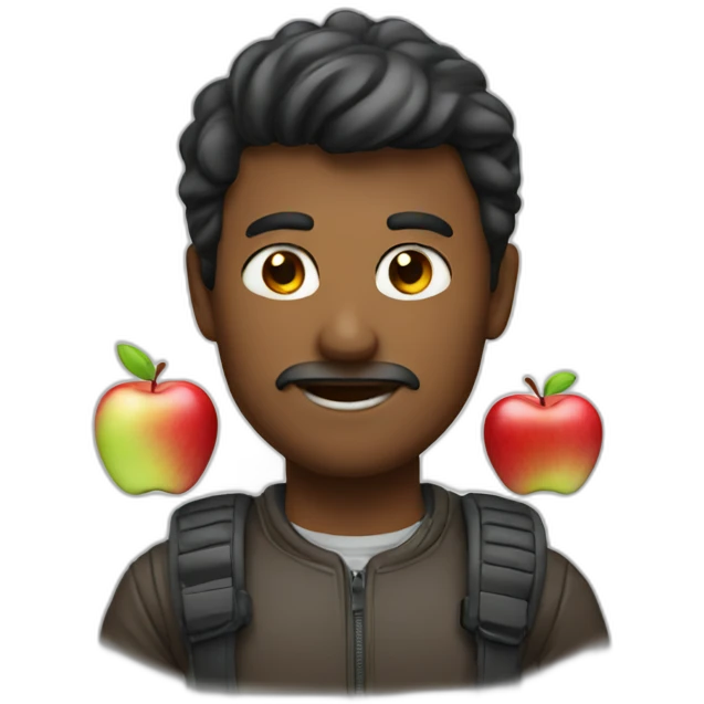 Apple fanboy emoji