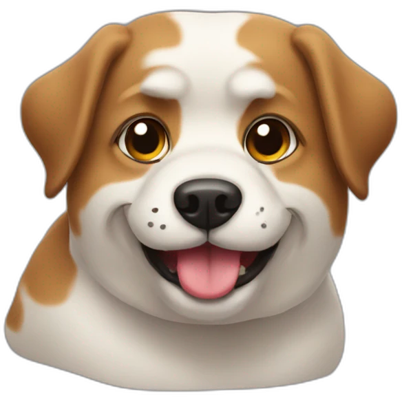 Dog that is potato emoji