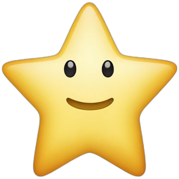 Half star emoji