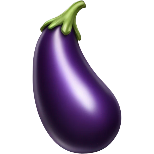 Drooling over eggplant emoji