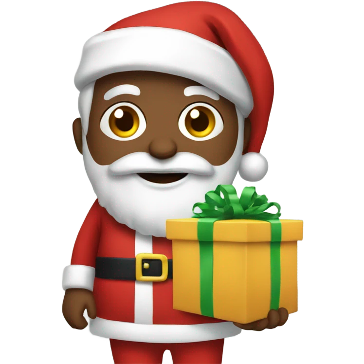 santa bearing gifts emoji