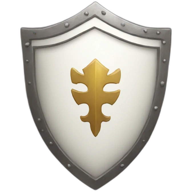 white shield emoji