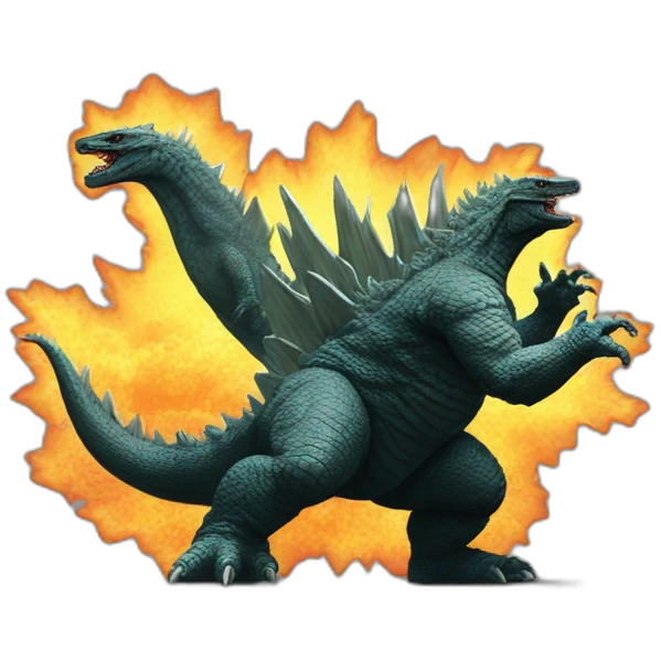 Godzilla vs  emoji