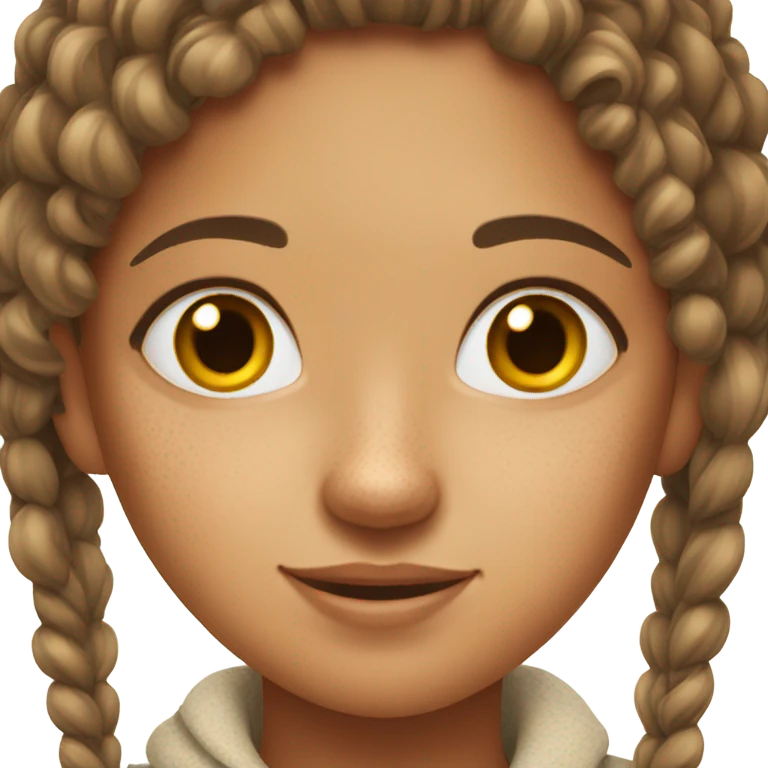 Girl with lots of freckles emoji