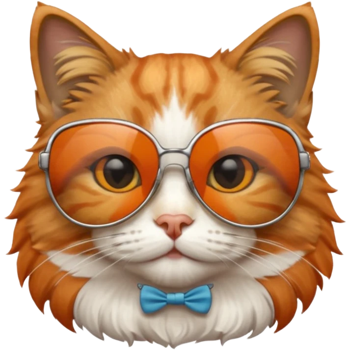 Cat wearing sunglasses emoji