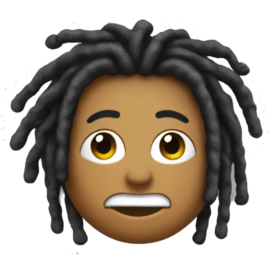 GB pound with dreads  emoji