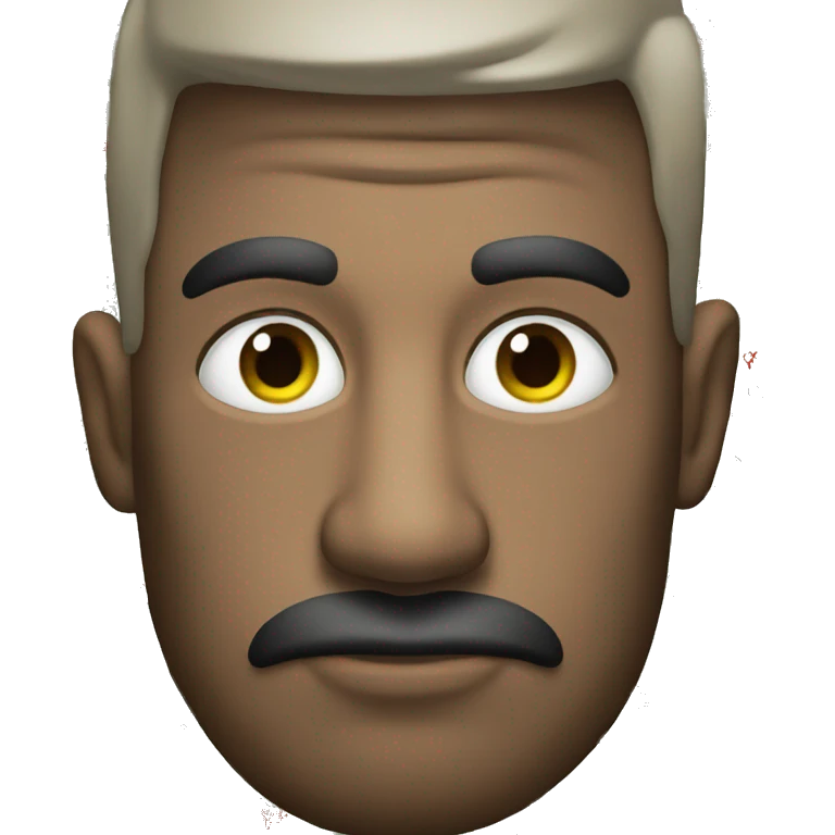 Poker face emoji