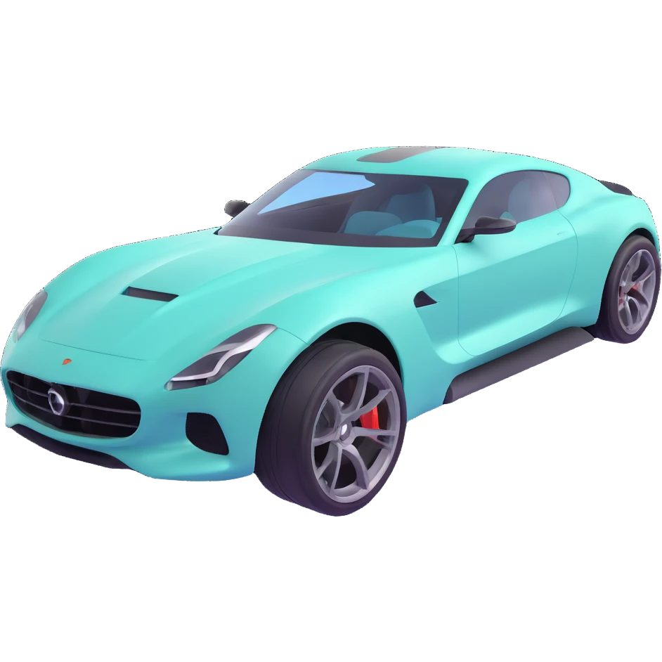 luxury sports car with a transparent layer being unrolled or placed over the hood, elegant and high-end emoji
