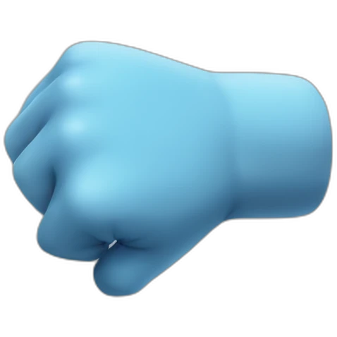 Inflated forearm emoji