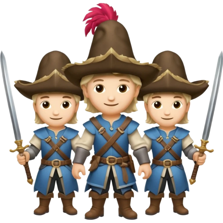3 musketeers emoji
