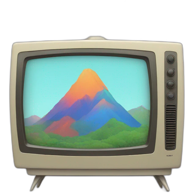 color scheme on TV emoji