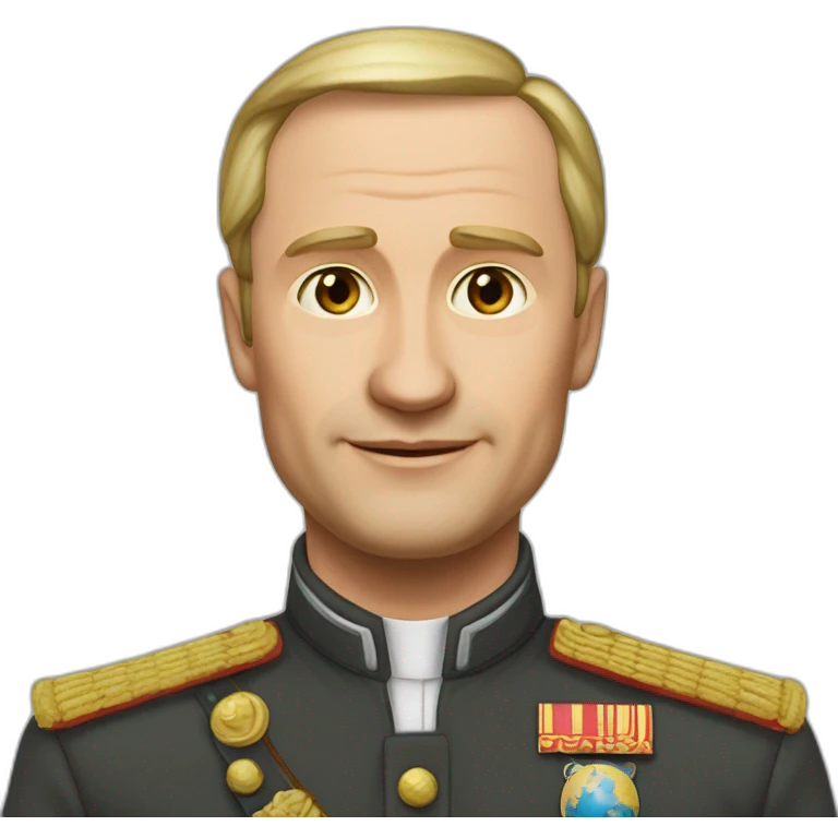 Путин в розовом костюме emoji