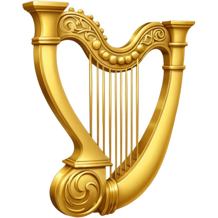 golden lyre emoji