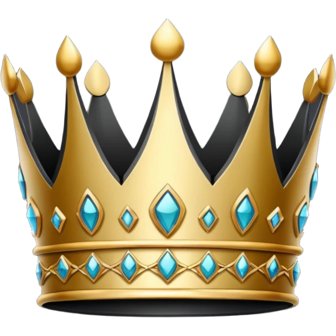 crown black emoji