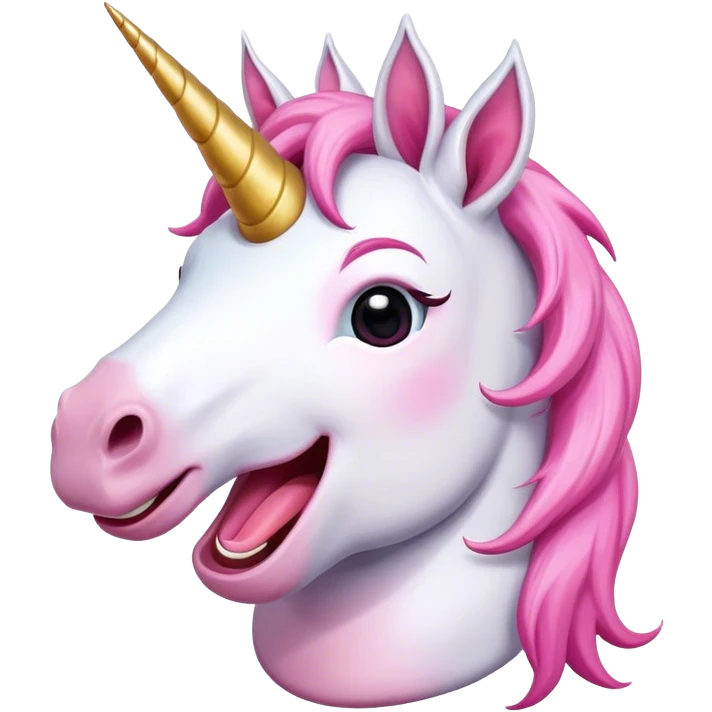 laughing unicorn  emoji