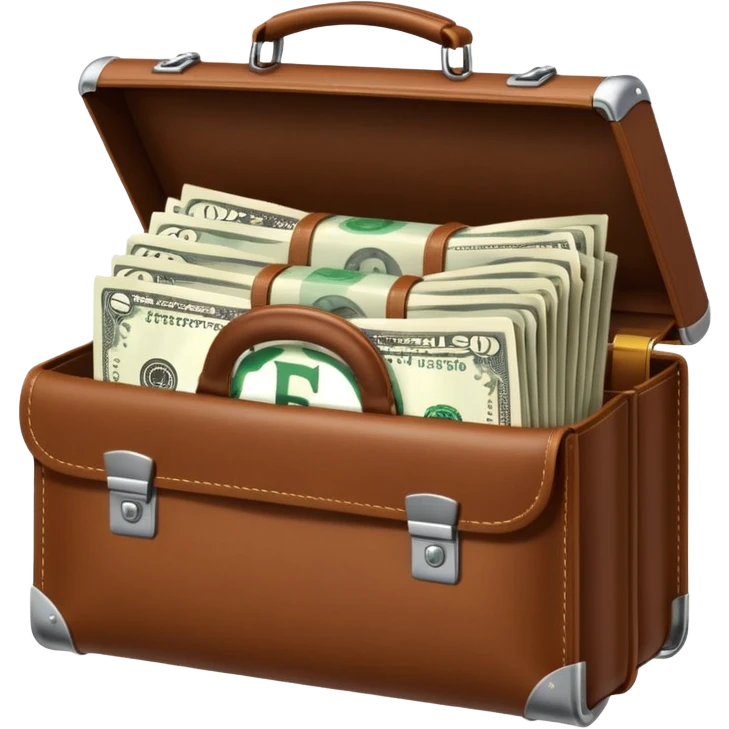 briefcase MONEY emoji
