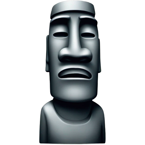 🗿+🤫 emoji