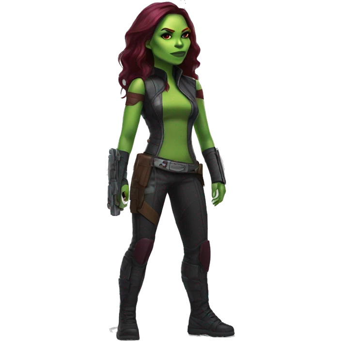 Gamora full body  emoji