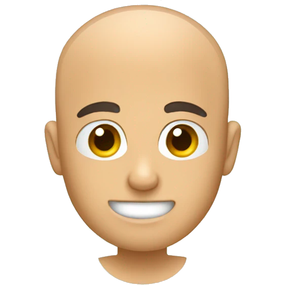 Person shaving his head  emoji