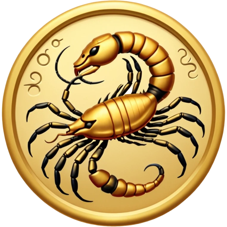 Scorpion zodiac sign. emoji