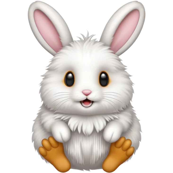 Bunny jumping up and down emoji