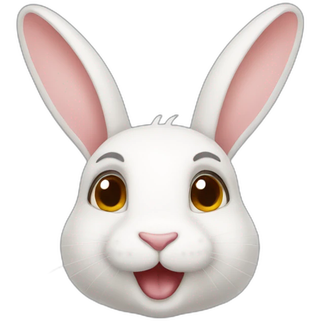 Lapin trop mignon emoji