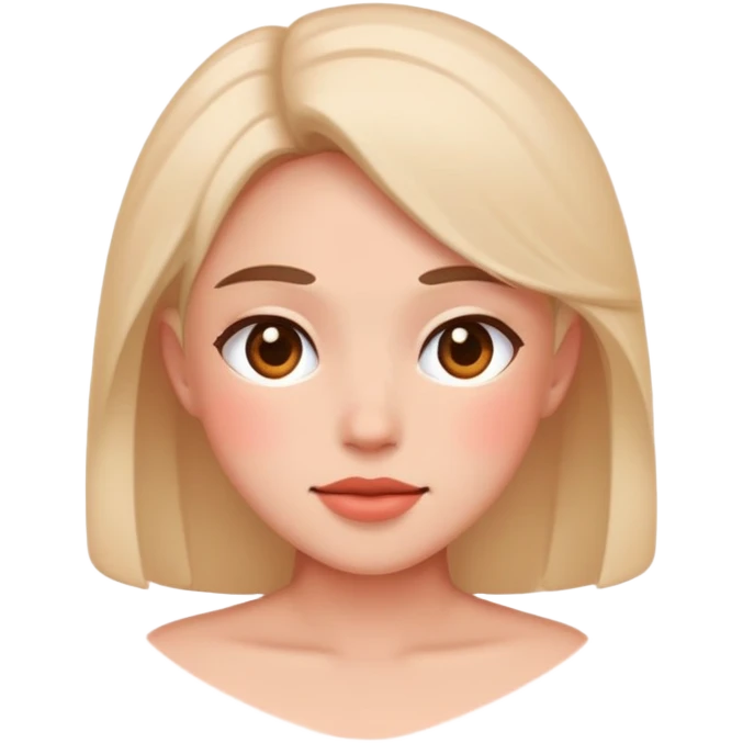 blushing emoji