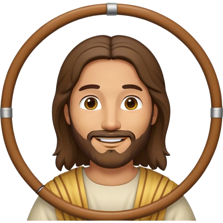 Jesus hooping emoji