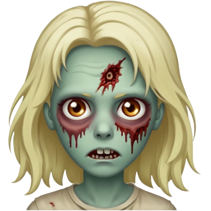 Faça um emoji de zumbi que se pareça comigo. emoji