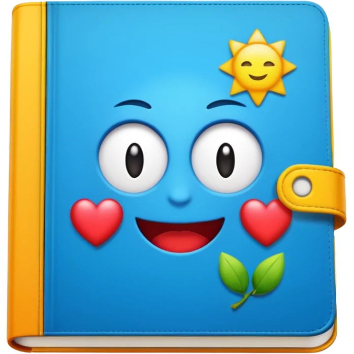 colorful book emoji