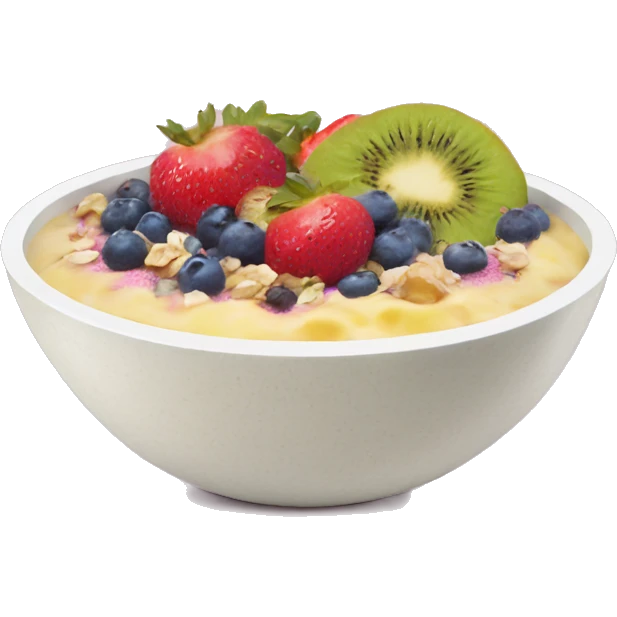 pretty smoothie bowl emoji