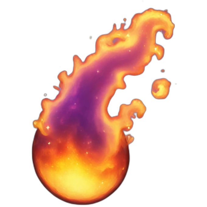 fire milkyway galaxy emoji