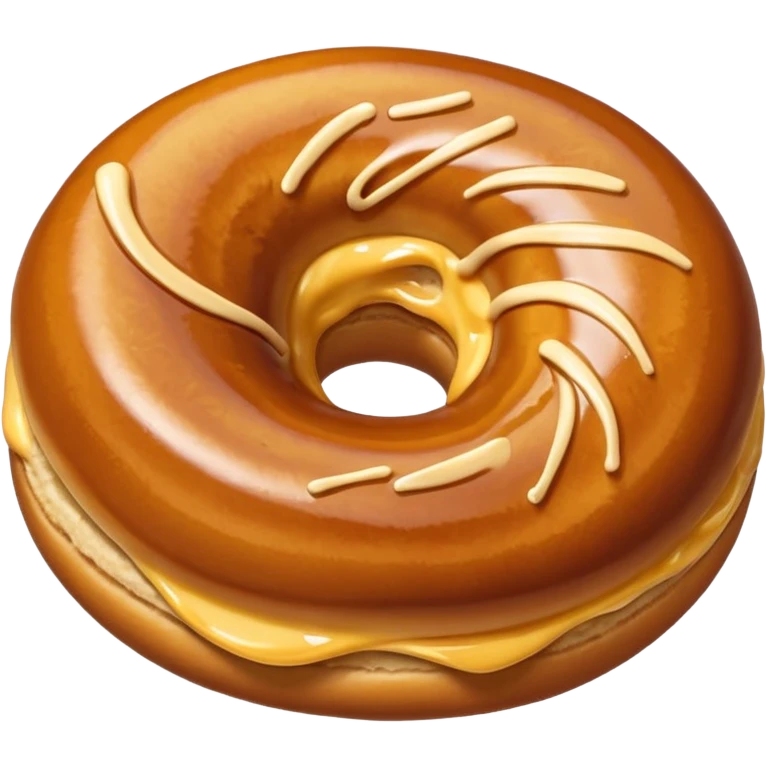 A honey bun emoji