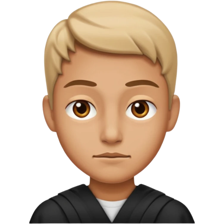 judgemental side eye, expressive face, 3/4 face view, ios emoji style emoji