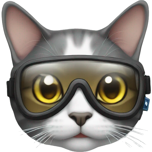 cat scubadiving emoji