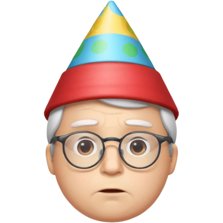 😔+🤓 con copete emoji