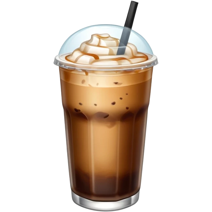 Iced coffee emoji