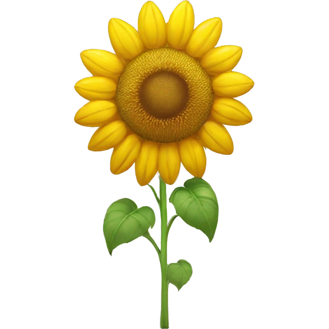 Sunflower Balloon emoji