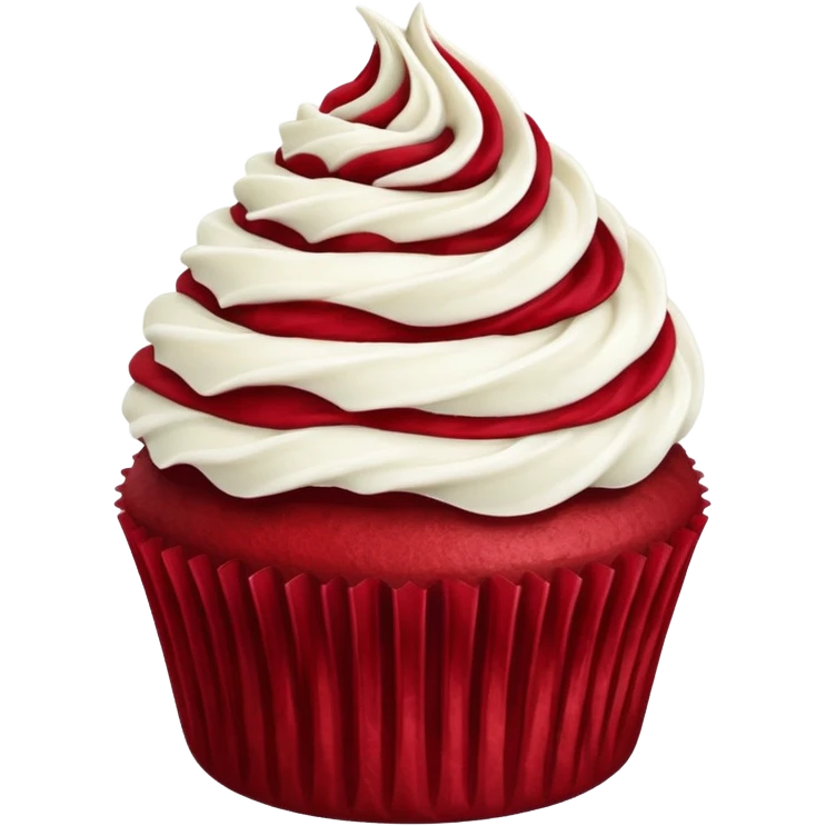 Red velvet cupcake  emoji