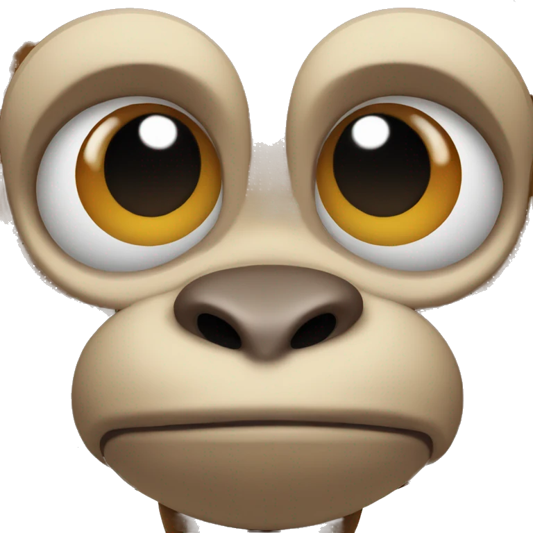 Monkey rolling its eyes  emoji