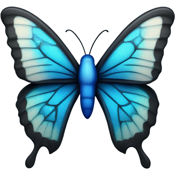 Mariposa azul  emoji