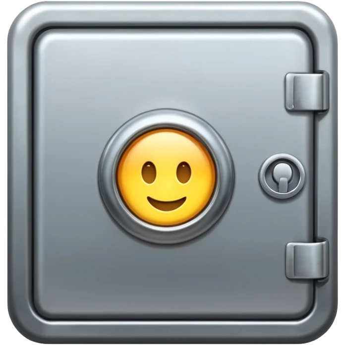safe that is open emoji